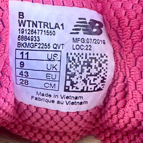 Lot of 2 New Balance Womens Size 11 Running Shoes FuelCore Nitrel V1 & Nitrel V3 - Picture 7 of 16